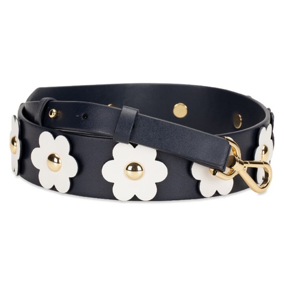 michael kors leather shoulder strap